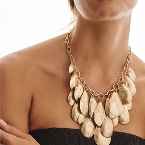 Anthropologie Cluster Necklace